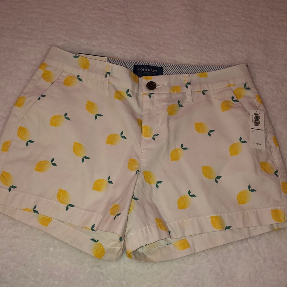 Old navy lemon shorts